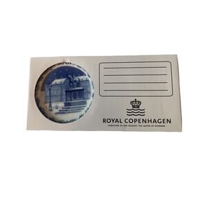 Royal Copenhagen Mini Plate THE EQUESTRIAN STATUE Deadstock Vintage 2007 NEW